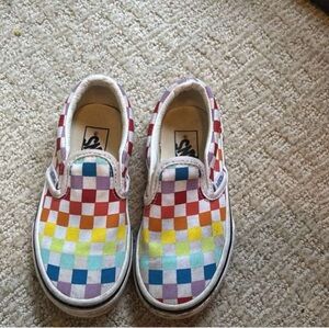 Vans Multicolor Checkered Kids Sneakers